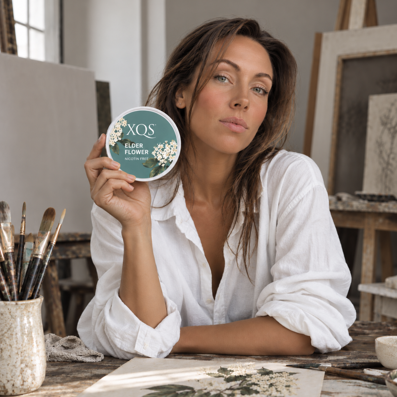 Emma Frank designar dosa för snusjätten XQS