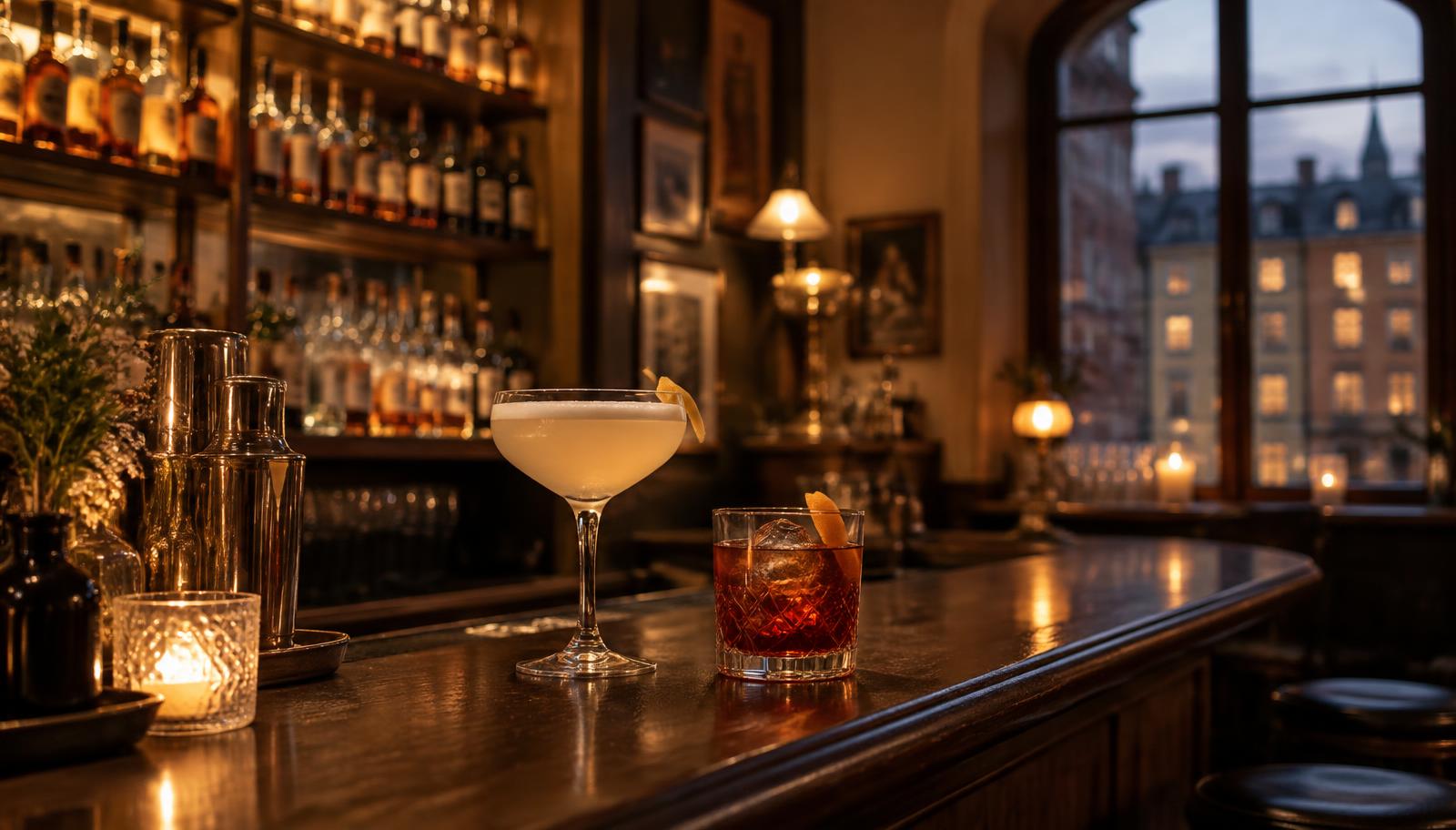 Cocktailbarer i Uppsala – drinkar, priser och bästa val