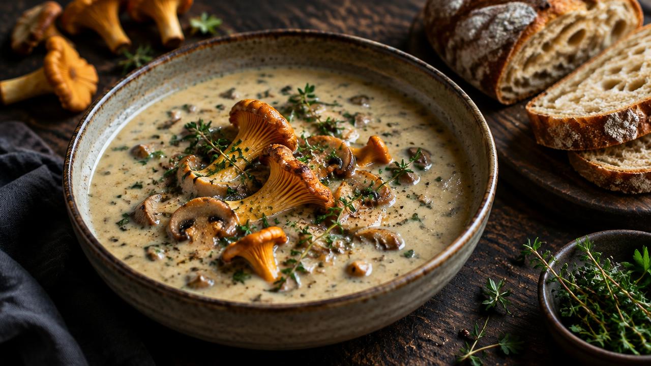 Recept: Krämig svampsoppa – höstens godaste vardagsrätt