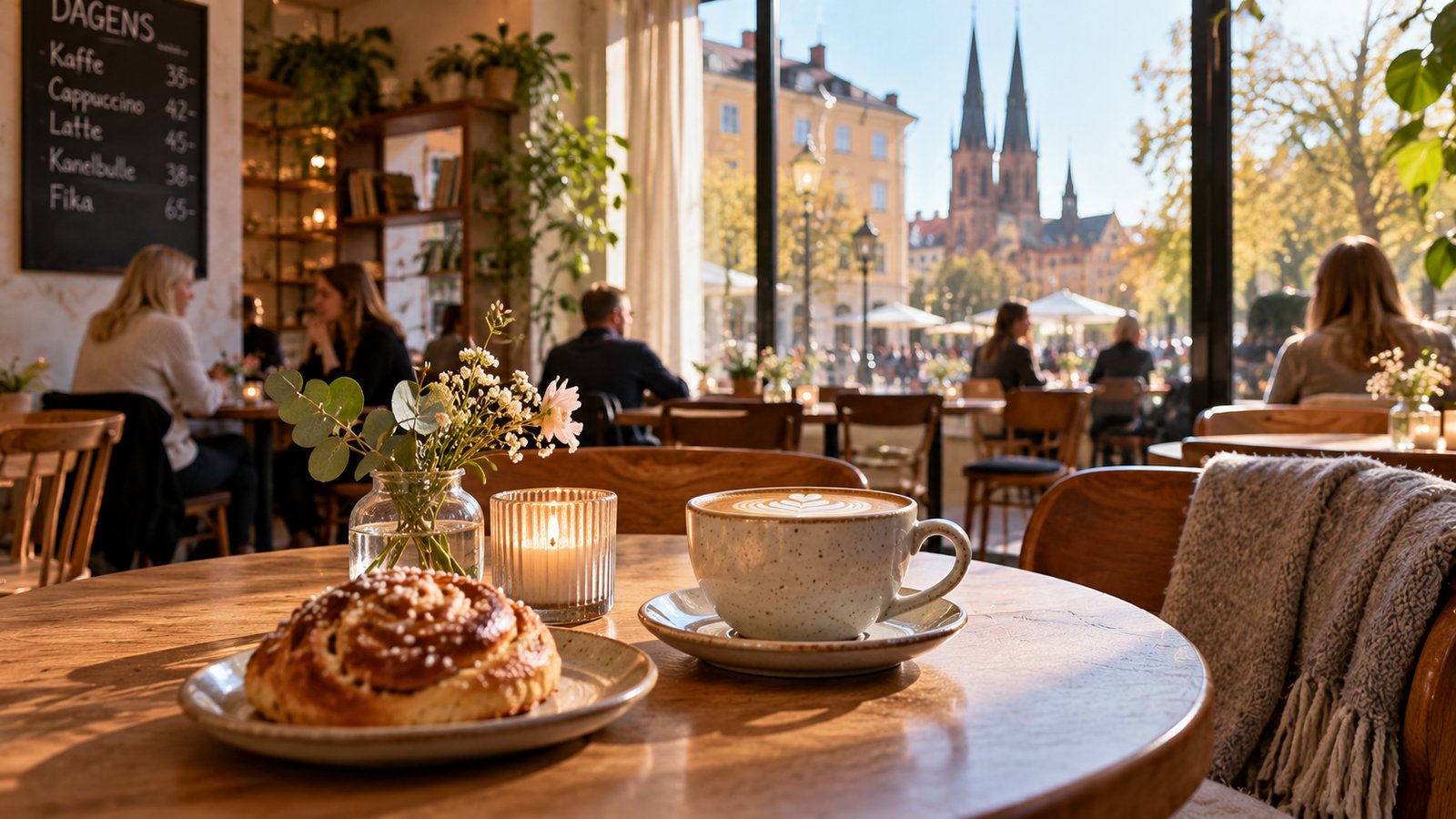 Kaféer med söndagsöppet i Uppsala – tre fikastopp i city