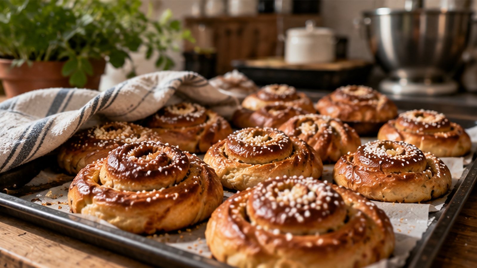 Kanelbullar och kardemummabullar – helgbak