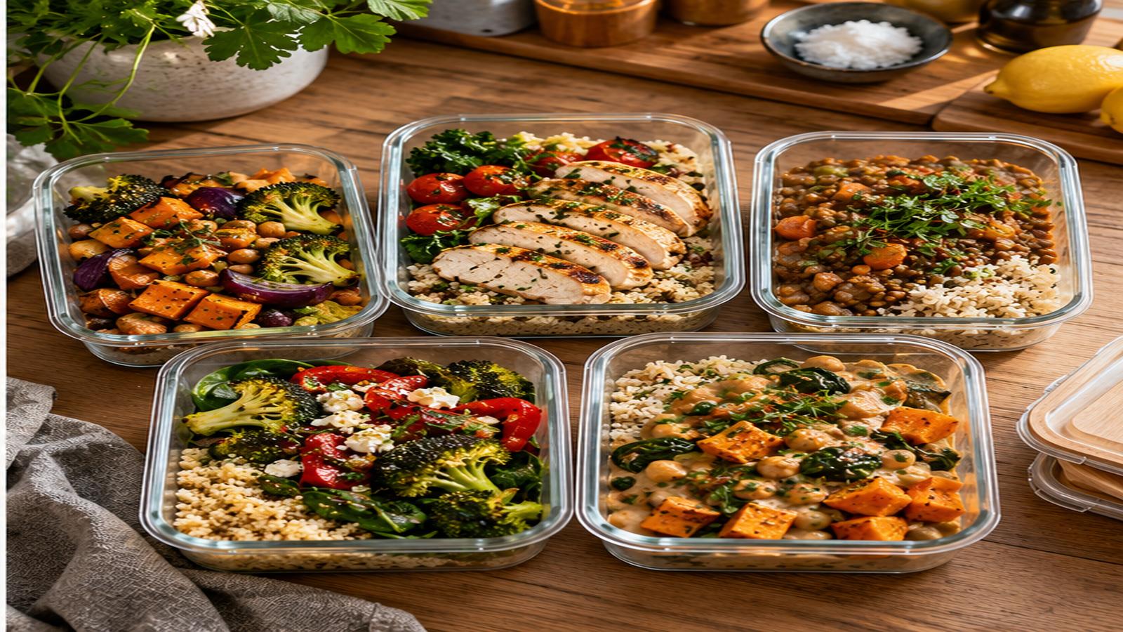 Matlådor och meal prep – fem enkla luncher för veckan