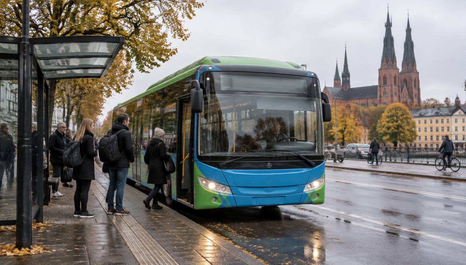 Nya busstider och linjer i Uppsala
